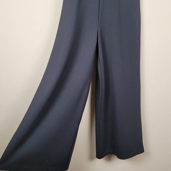 Aritzia Babaton Size 4 Mikey Jumpsuit Wide Leg Crop Sleeveless Stretch Black - Picture 7 of 12